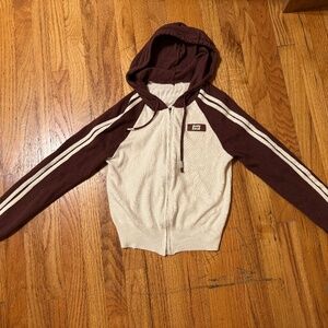 Cute Women’s Japan Korea Zip Up Sweater Hoodie-XS